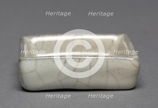 Square Brush Washer: Guan ware, 1127-1279. Creator: Unknown.