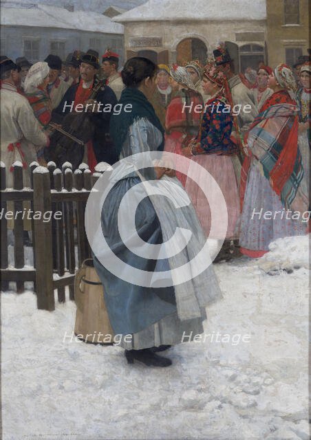 The Wedding Is Coming, 1891. Creator: Antoni Piotrowski.