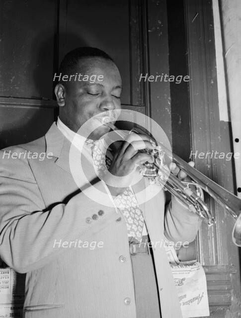 Portrait of Cootie Williams, New York, N.Y.(?), 1938. Creator: William Paul Gottlieb.