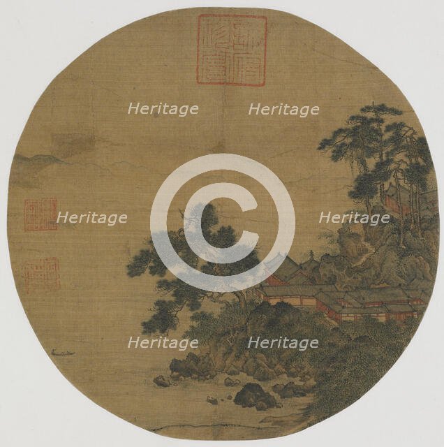 Pure Sanctuary with Pine Grown Stairs, Ming dynasty, 15th-16th century. Creator: Unknown.