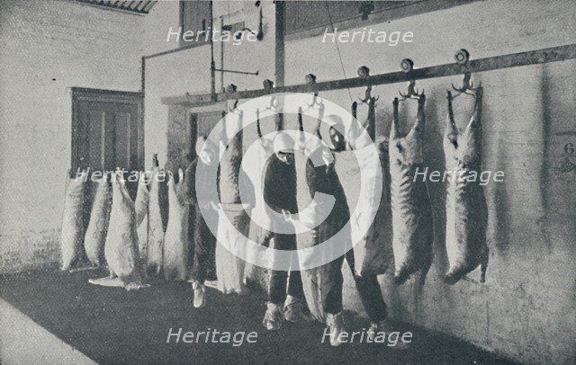 'Frozen Meat', 1910. Artist: Unknown.