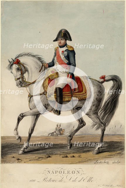 Napoleon Returning from the Island of Elba, 1815. Artist: Levachez, Charles Francois Gabriel (active 1760-1820)