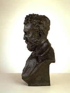 Portrait of Docteur Thiriar, 1872 cast by 1900. Creator: Auguste Rodin.