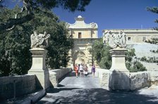 Main gate, Mdina, Malta.  Erected in 1724 by Grand Master De Vilhena.