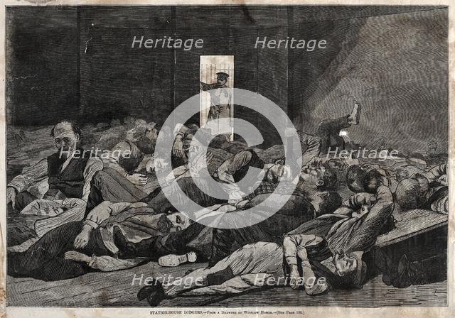 Station-House Lodgers, 1874. Creator: Winslow Homer (American, 1836-1910).