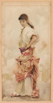 Girl in Spanish Costume, 1879/80. Creator: John Singer Sargent.