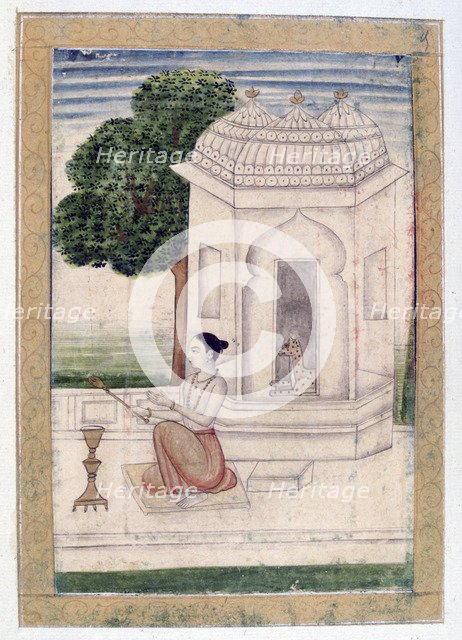 Bamgali Ragini, Ragamala Album, School of Rajasthan, 19th century. Artist: Unknown