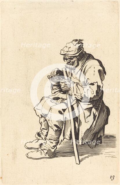 Beggar Eating. Creator: Unknown.