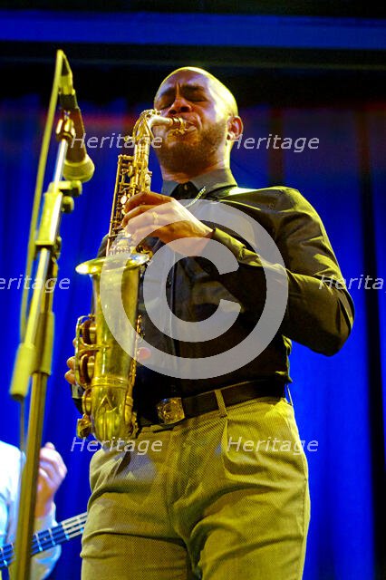 Jamie Leeming Quintet, Ropetackle Arts Centre, Shoreham by Sea, West Sussex, Feb 2023. Creator: Brian O'Connor.