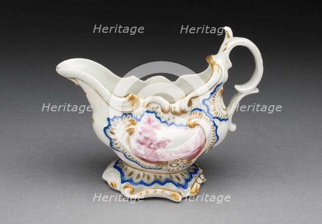 Sauceboat, Plymouth, City of, c. 1770. Creator: Plymouth Porcelain Factory.