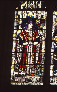 Stained glass window King Henry IV of England (1367-1413), Canterbury Cathedral, 20th century. Artist: CM Dixon.