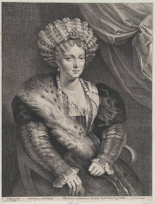 Portrait of Isabella d'Este, 1620-30. Creator: Lucas Vorsterman.