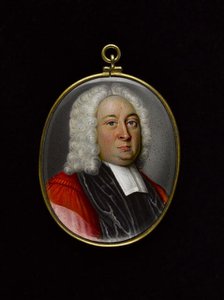 Portrait of a man dressed as a magistrate, between 1710 and 1730. Creator: English School.