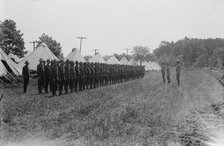 Signal Corps receiving orders, between c1915 and c1920. Creator: Bain News Service.