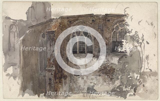 Ruin of a church, c.1834-c.1893. Creator: Willem Antonie van Deventer.