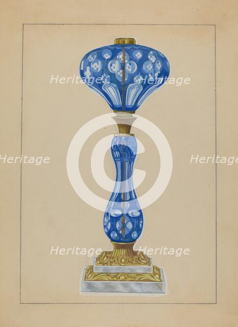 Lamp, 1940. Creator: John Dana.