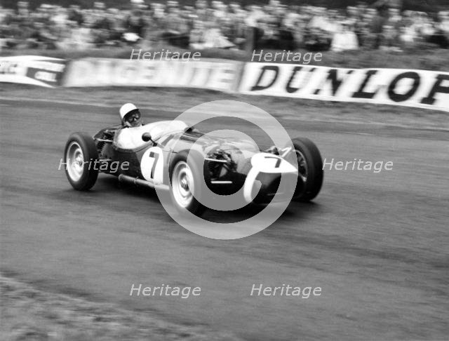 1961 Ferguson P99, Stirling Moss at Oulton Park. Creator: Unknown.
