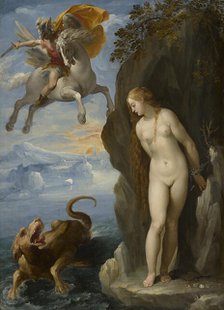 Perseus Rescuing Andromeda, 1594/95. Creator: Giuseppe Cesari.