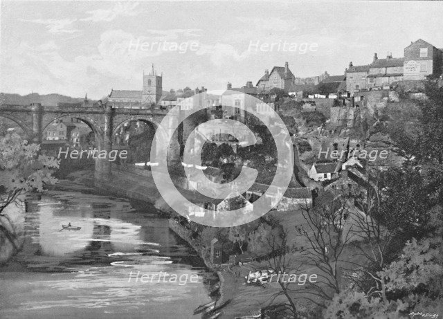 'Knaresborough, from the Castle', c1896. Artist: Poulton & Co.