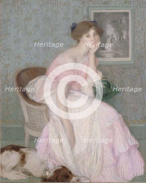 Miss Ella Carmichael. Artist: Aman-Jean, Edmond François (1858-1936)