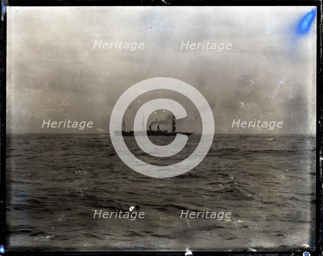 USFC Steamer "Albatross" Survey of Fishing Banks from Newport to Newfoundland, 1885. Creator: United States National Museum Photographic Laboratory.