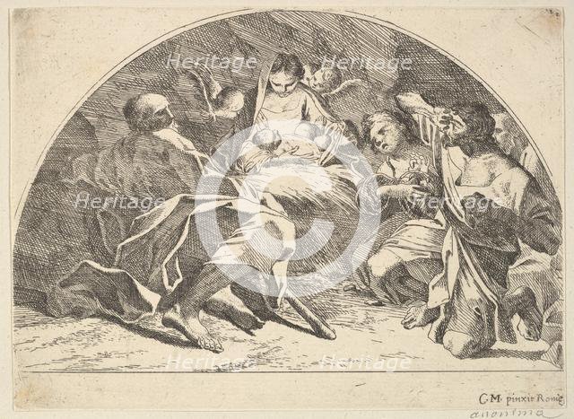 Nativity, 1680-1743. Creator: Robert van Audenaerde.