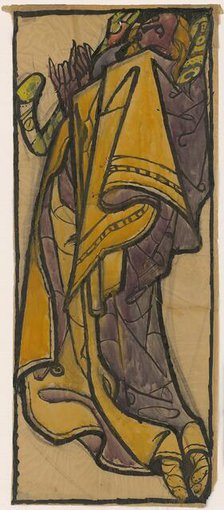 Design for a glass window I., 1940-1944. Creator: Ján Novák.