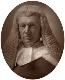 Hon Sir Joseph William Chitty, Judge of the High Court of Justice, 1883.Artist: Lock & Whitfield