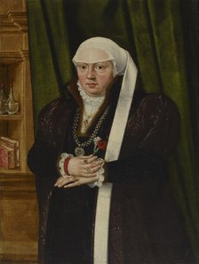 Portrait of a Woman with Pinks, c1540. Creator: Unknown.
