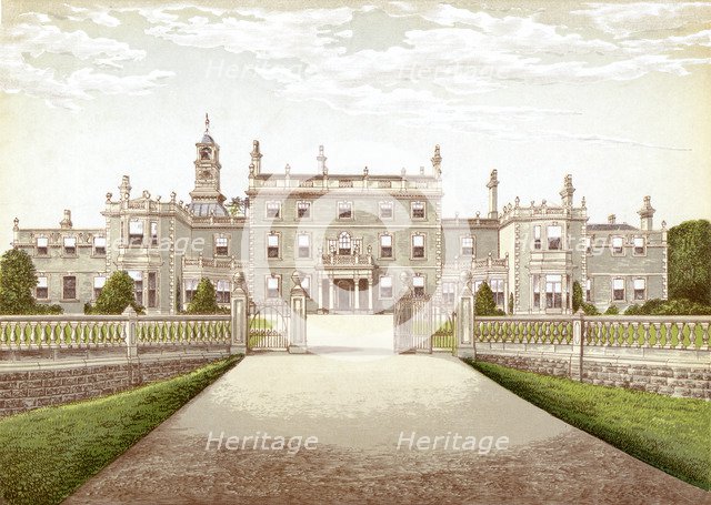 Bulwell Hall, Nottingham, Nottinghamshire, c1868(?). Artist: Unknown