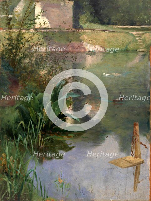 Margin of a Moat, late 19th-early 20th century. Creator: Eliphalet Frazer Andrews.