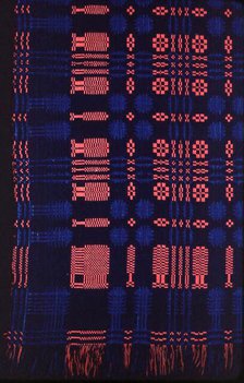 Coverlet, United States, 1825/35. Creator: Unknown.