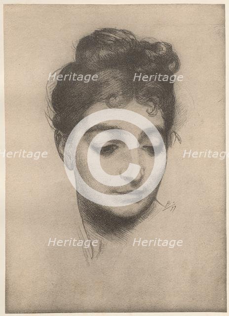 Portrait, 1899. Creator: Félix Bracquemond (French, 1833-1914); Imprimerie Champenois.