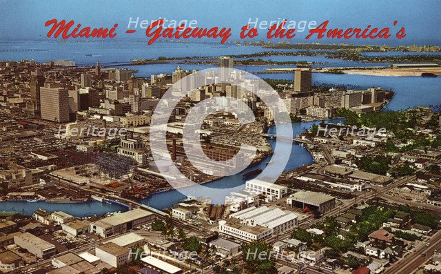 'Miami, Gateway to the Americas', postcard, 1966. Artist: Unknown