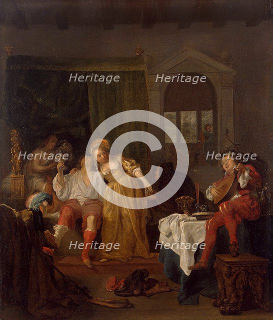 The Parable of the Prodigal Son', 1640s.  Creator: Metsu, Gabriel (1629-1667).