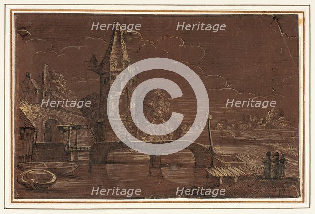 Christ on the Road to Emmaus, n.d. Creator: Unknown.