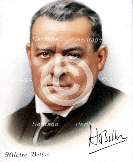 (Joseph) Hilaire Belloc (1870-1953), French-born British poet, writer and polemicist, 1927. Artist: Unknown