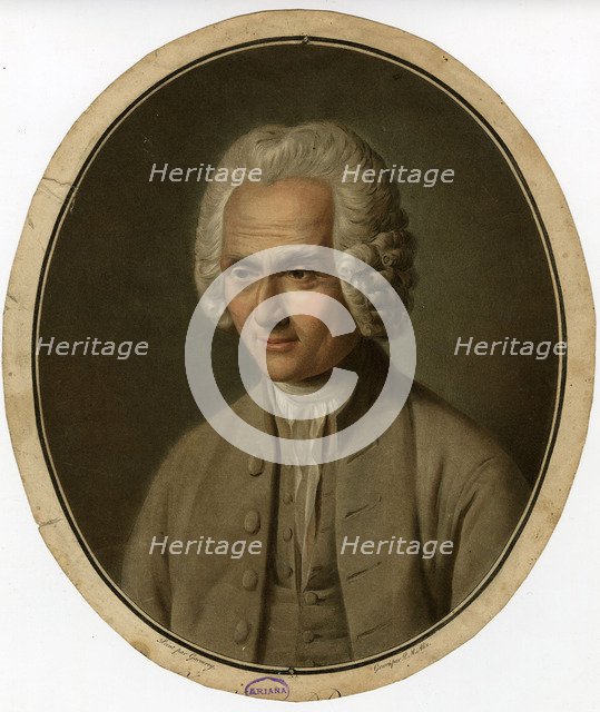 Portrait of Jean-Jacques Rousseau (1712-1778), 1791.