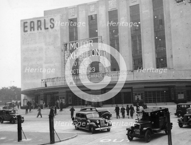 Earls Court Motor Exhibition, 1937. Artist: Unknown