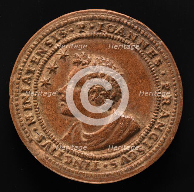 Giovanni Francesco Tinti, Poet and Astrologer [obverse], 1581. Creator: Unknown.