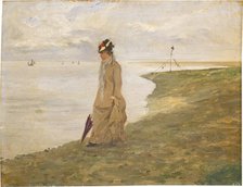 Woman by the Seaside, 19th century. Creator: Unknown.