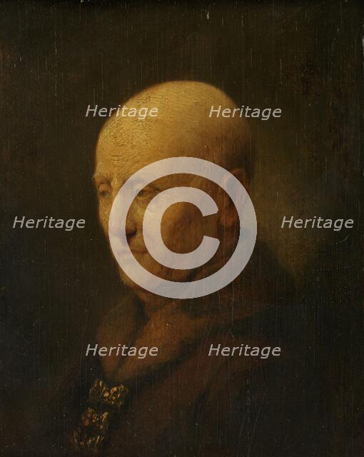 Portrait of a man, perhaps Rembrandt's father, Harmen Gerritsz van Rijn, 1730-1774. Creator: Unknown.