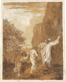 Christ Leading Peter, James, and John to the High Mountain for the Transfiguration, 1785/1795. Creator: Giovanni Battista Tiepolo.