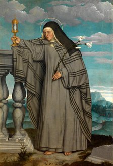 Saint Clare of Assisi, 1548. Creator: Moroni, Giovan Battista (1520/25-1578).