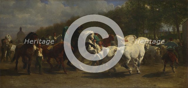 The Horse Fair, 1855. Artist: Bonheur, Rosalie (Rosa) (1822-1899)