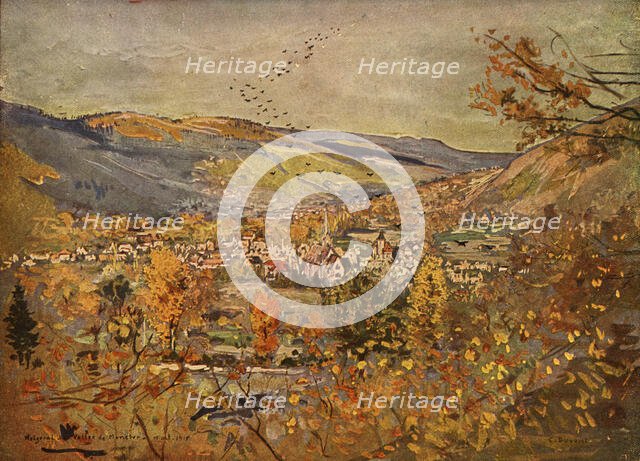 'Metzeral et la Vallee de la Fecht, 15 octobre 1915', 1915. Creator: Charles-Jules Duvent.