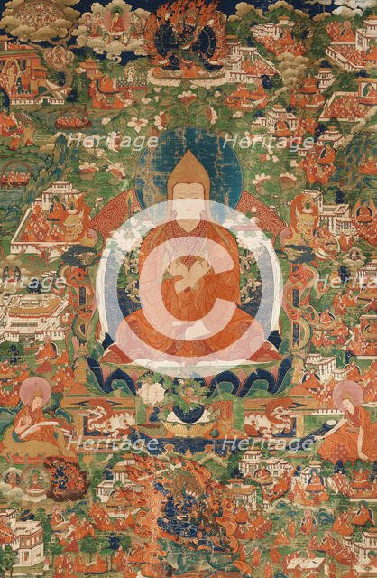 Tsongkhapa, End 18th - Early 19th cen. Creator: Tibetan culture.