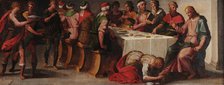 Christ at the house of Simon the Pharisee, c1610. Creator: Balducci, Giovanni (1560-1631).