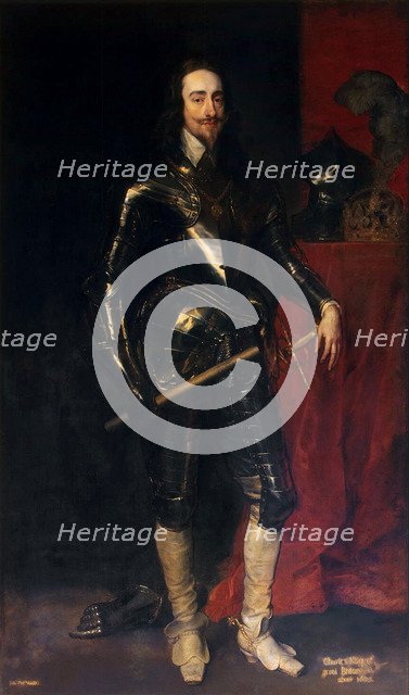 Portrait of King Charles I of England, Scotland and Ireland (1600-1649), 1638.  Artist: Anthony van Dyck