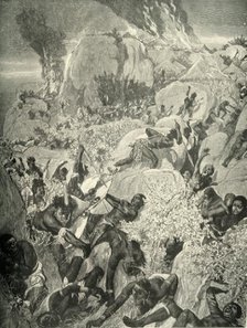 'A Matabele Raid in Mashonaland', 1900. Creator: William Small.